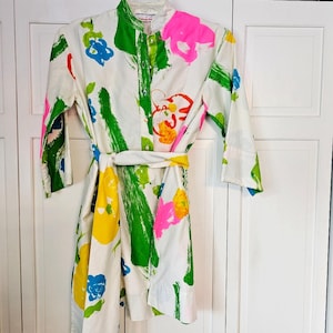 Vintage Catherine Ogust for Penthouse Gallery Dress Tunic 70s Swinger Vibe!!