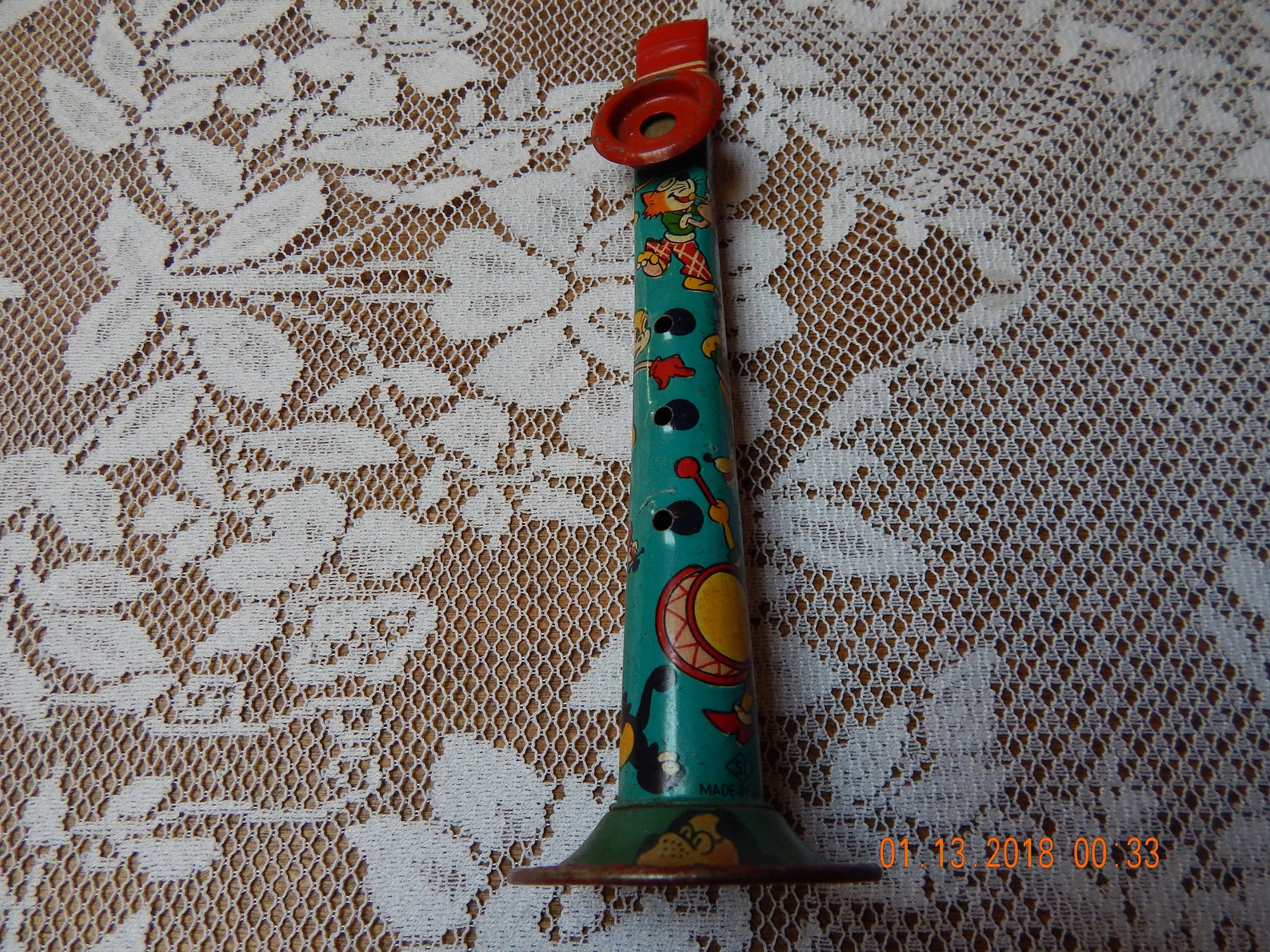 Vintage SI TIN Horn Etsy
