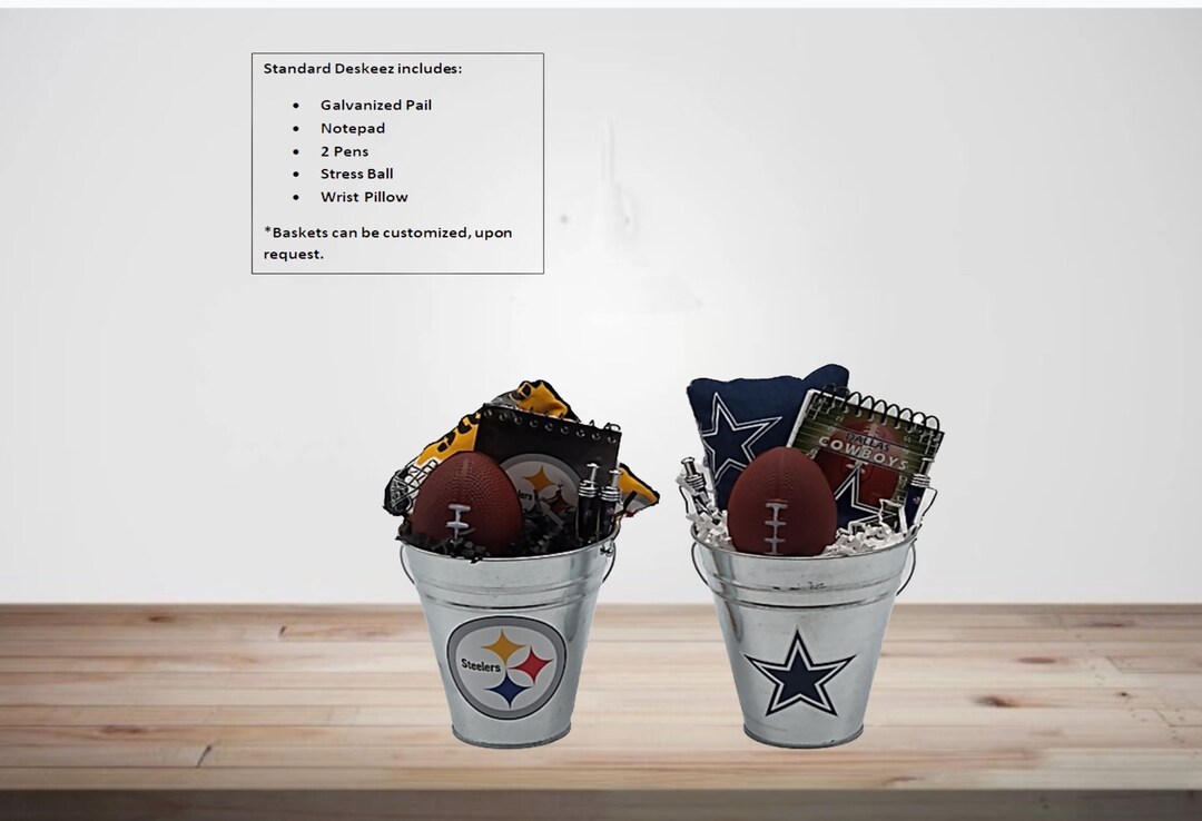 Dallas Cowboys Mini Gift Basket Awesome Way for Cowboys Fans Etsy