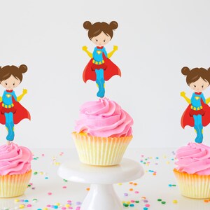 Superhero Cupcake Topper Superhero Cupcake Toppers Superhero Cake Topper Superhero Cake Toppers Superhero Favors Superhero Favor