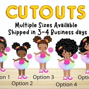 Kids Birthday Centerpiece cutouts table centerpiece cutouts