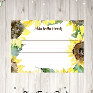 Advice for parents card