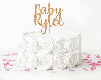 Custom Personalized Baby Shower Cake Topper