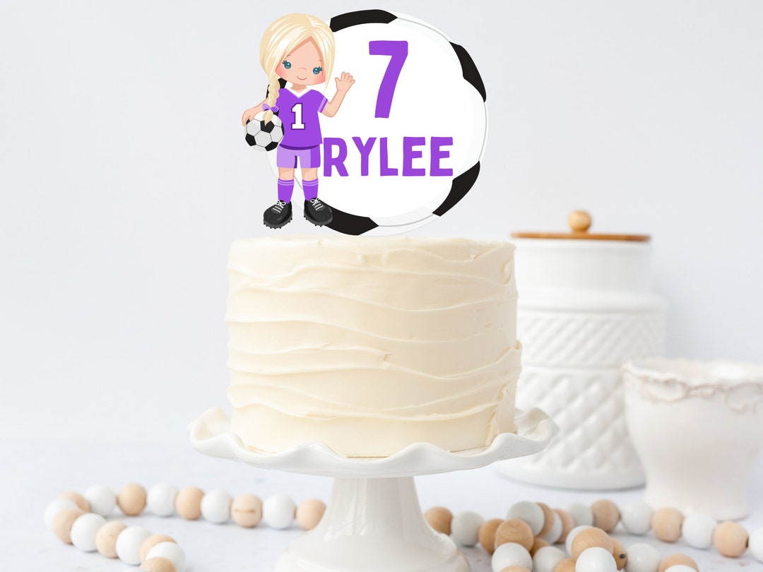 Soccer Cake Topper Soccer Cake Toppers Soccer Cupcake Topper Soccer