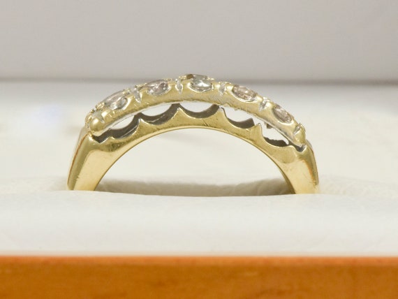 c. 1930s - 1940s 14K Yellow Gold Ten Diamond; Est… - image 9