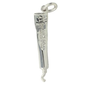 Zahnpasta Anhänger, Sterling Silber, #5704