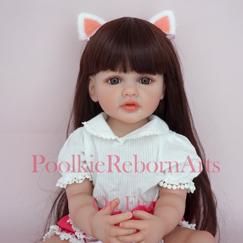 Reborn Toddler Girl Doll High Quality Lifelike Reborn Realborn Etsy