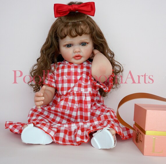 Hot Selling 55 cm Bebe Doll Reborn Toddler Girl Pink Princess Very