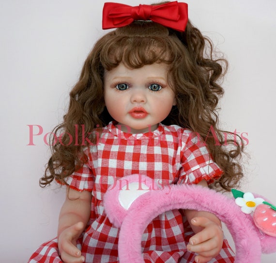 Hot Selling 55 cm Bebe Doll Reborn Toddler Girl Pink Princess Very