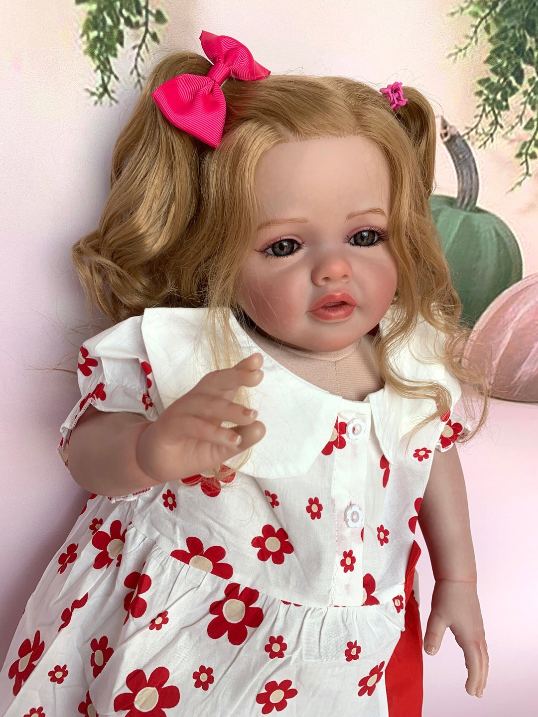 Reborn Toddler Doll Gril ,24inch Reborn Toddler Doll, Newborn Weighted