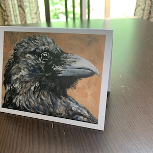 Cartes de correspondance vierges Raven Friend