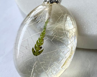 Fern Resin Pendant