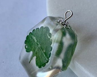 Small Nettle Leaf Pendant