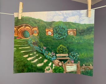 Just In Time For Second Breakfast (print) -Lord of The Rings