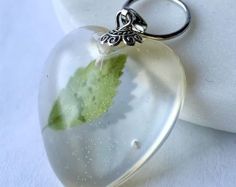 Heart Shaped Leaf Pendant
