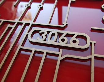 Collingwood, 3066 Victoria. Superb, laser cut suburb map decoration.