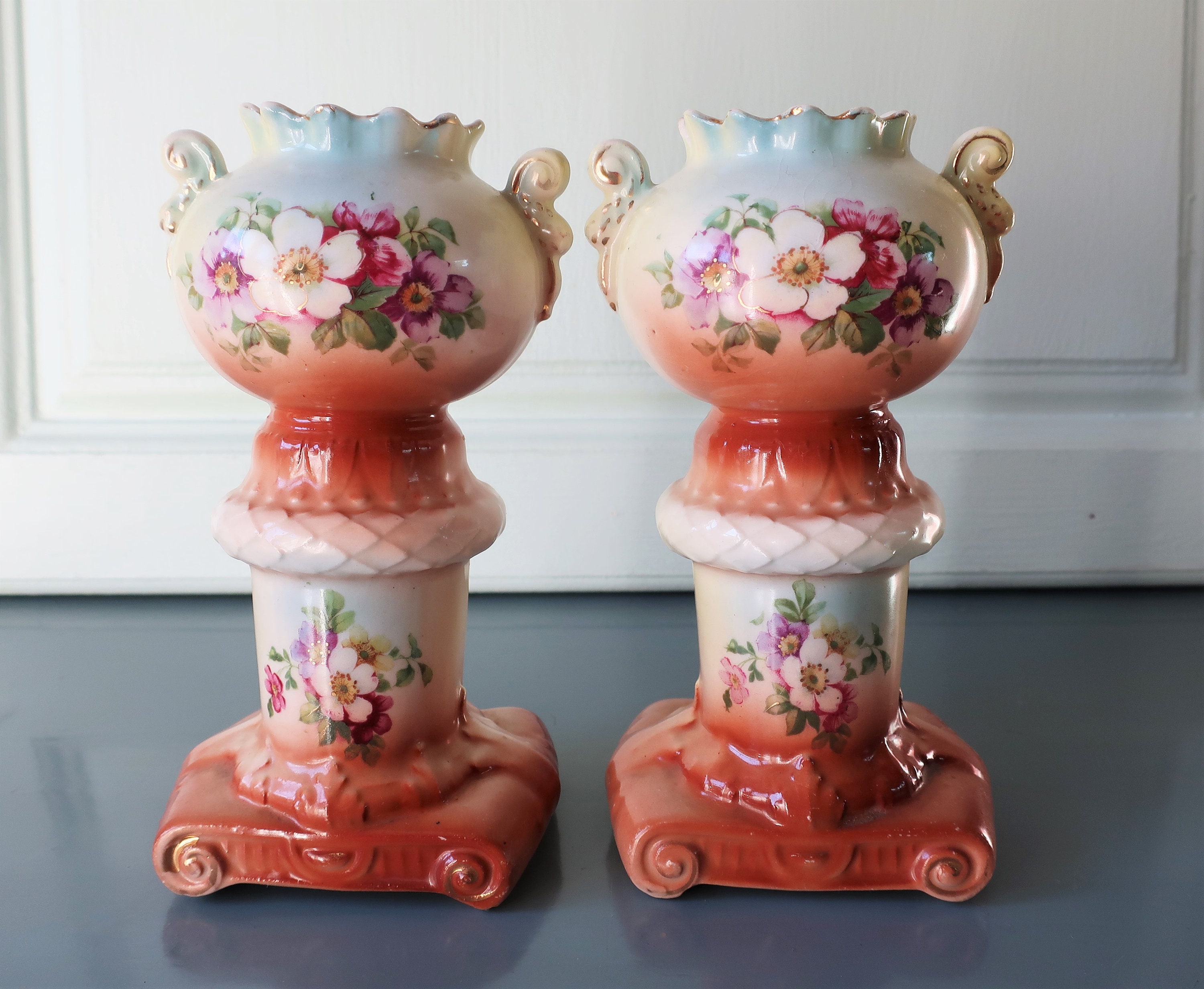 Deux Petits Vases Autrichiens Pour Déco