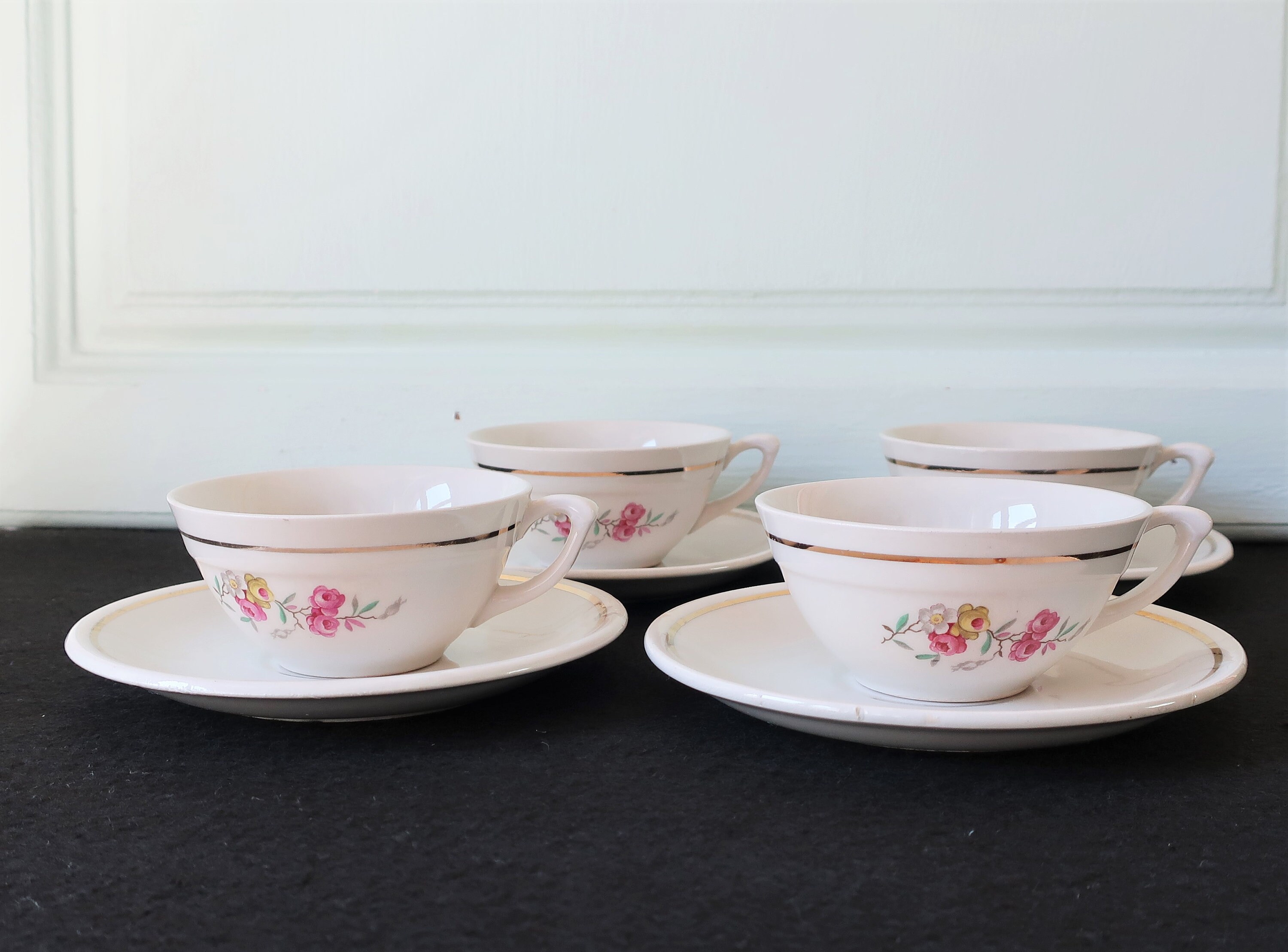 Ancien Service Toi & Moi Nous Deux Jaune - Villeroy Boch - Vintage French Finds