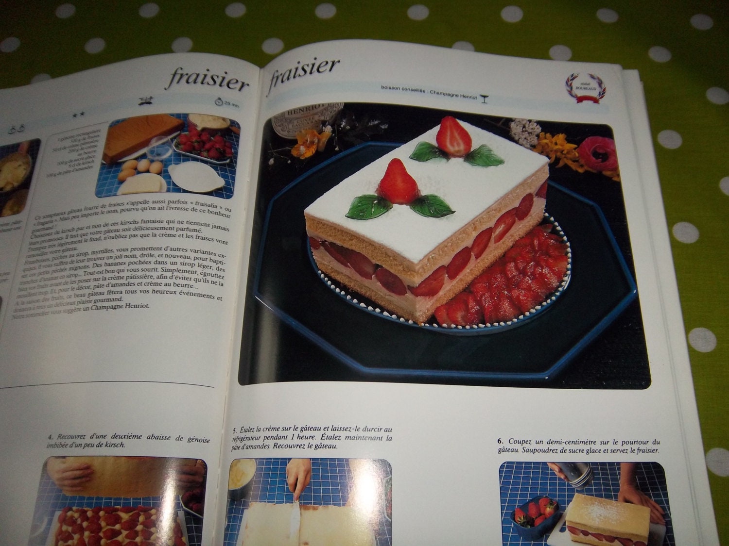 French Recipe Cook Book Delices De France Cookery Book Etsy