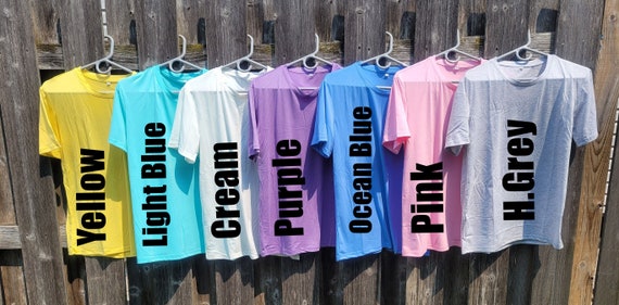 Colorful Sublimation Shirt: Soft Cotton Feel Polyester Spandex Blend
