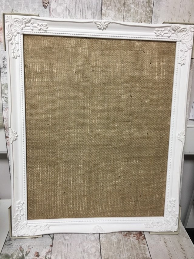 Frame Hessian Backed A2 Vintage Rustic Ornate DIY Wedding Etsy