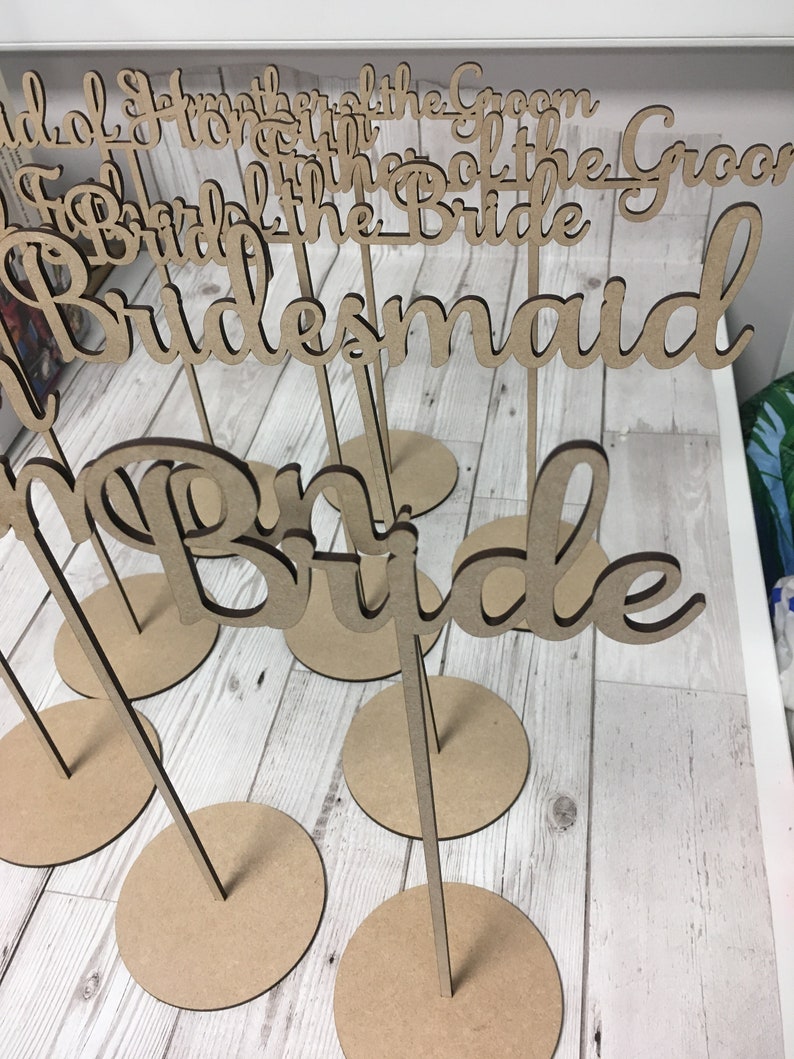 Personalised Wedding Table Signs Table Signs Wedding Signs Etsy UK