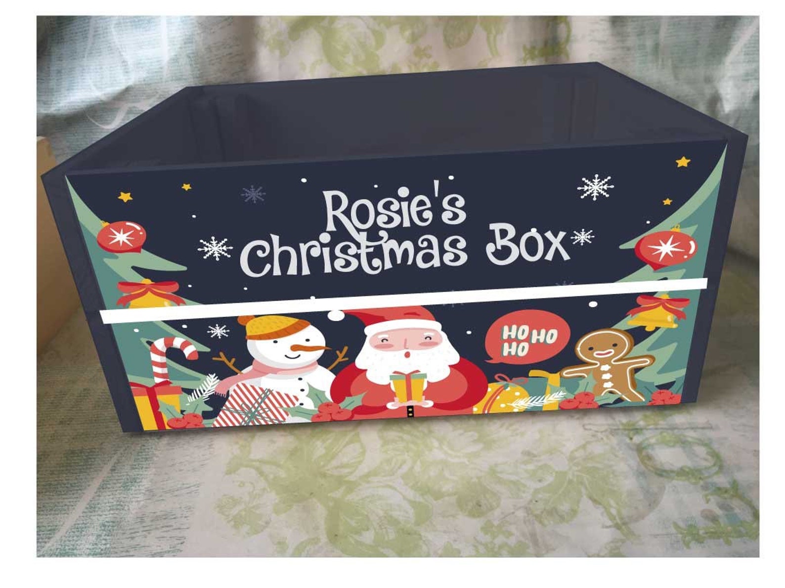 Personalised Christmas Crate Christmas Eve Crate Etsy UK