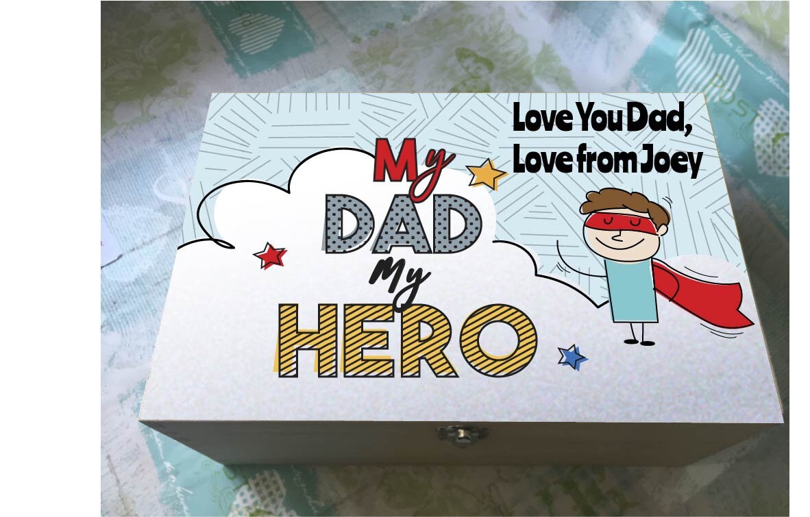 Personalised Fathers Day Box Fathers Day Box Personalised Etsy