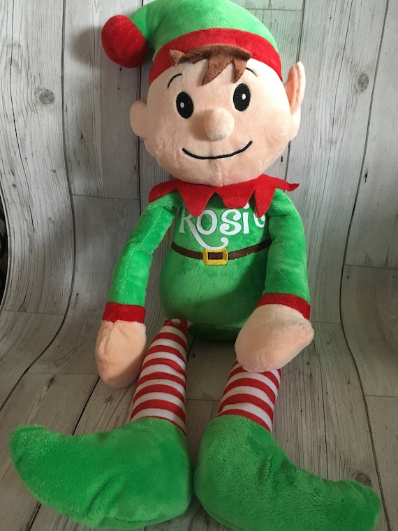 christmas elf soft toy