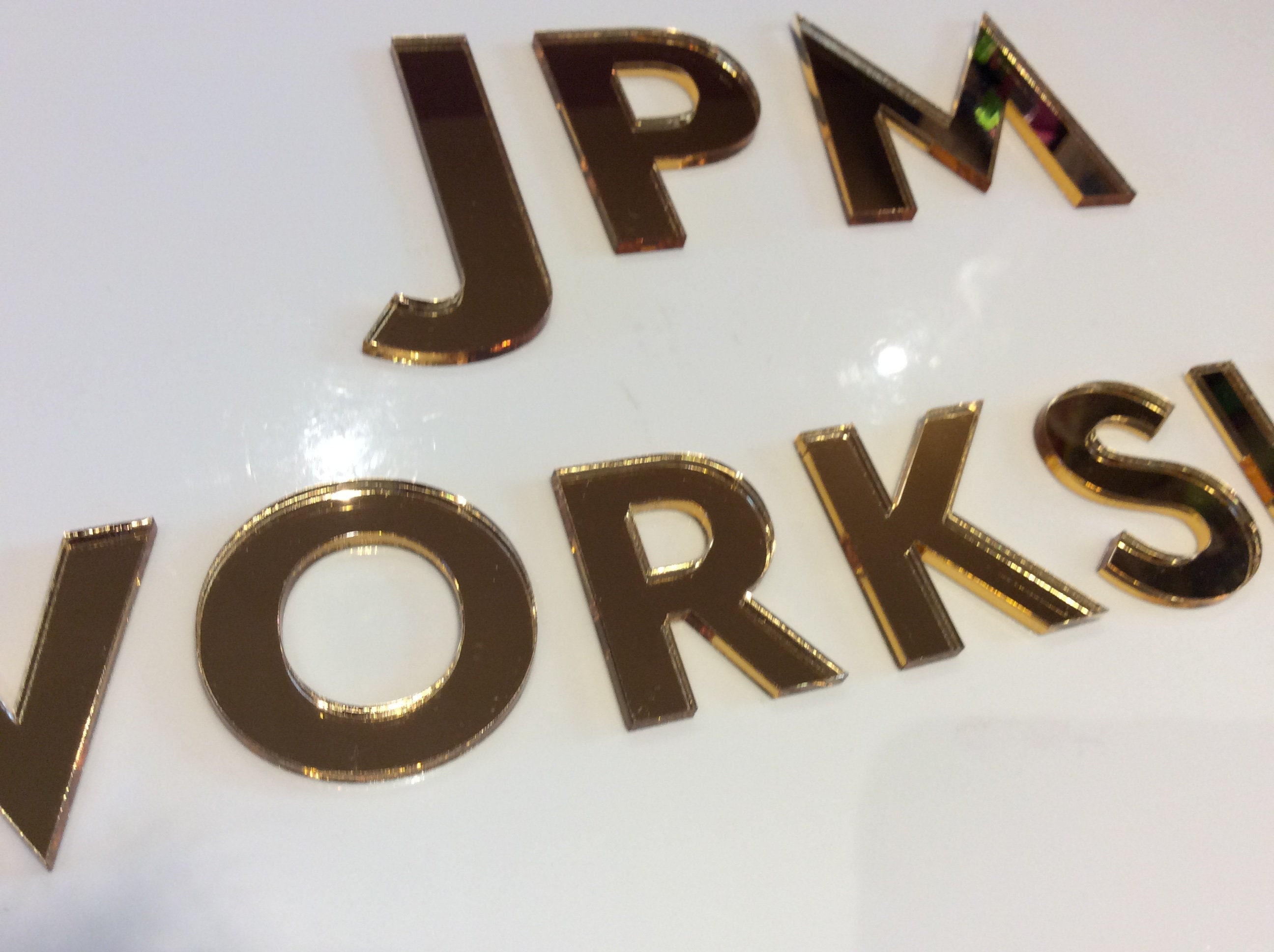 Acrylic Baking Accessories, Letters Acrylic Gold Cake