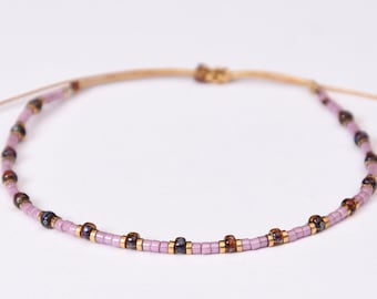 Pulsera delicada para mujer Pulsera delicada minimalista Pulsera pequeña con cuentas Picasso miyuki pulsera de cuentas de semillas regalo para su pulsera boho
