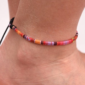 Friendship Thread Simple anklet women Ankle Bracelet Waterproof surf anklet Mens Hippie boho anklet boyfriend gift girlfriend gift for her
