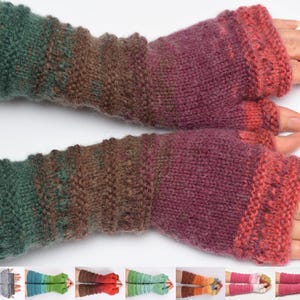 wife gift Fingerless Gloves womens gift Clothing Gift ideas for wives gift for her Knit Winter Gloves Mittens Arm Warmers Wrist Warmers