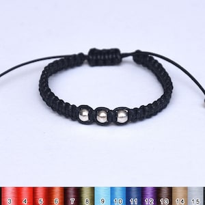 17 colors waterproof bracelet simple macrame bracelet polyester cord bracelet thread Surf bracelet for womens bracelet boyfriend gift or her