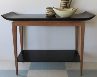 Gesigneerde James Mont Console Mid Century Modern Alter Table