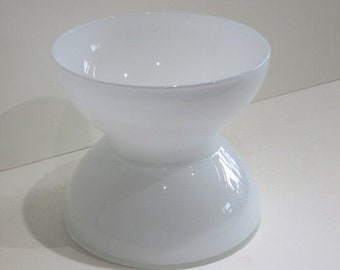 Case Art Glass Vase Made in Poland Mid Century Modern Vessel
