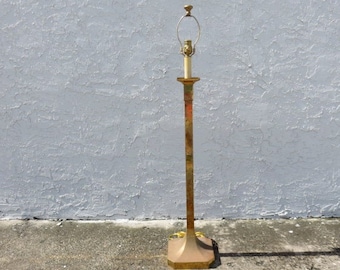 Vintage Chapman Brass Floor Lamp, Mid-Century Modern Lighting