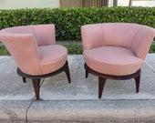 Pair Of Adrian Pearsall Style Modern Lounge Chairs