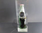 Mid Century Modern Coca Cola Bottle Surrounded By Square Lucite Mold
