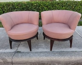 Vintage Pair Of Adrian Pearsall Style Modern Lounge Chairs