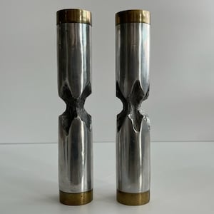 David Marshall Candle Holders Mid Century Modern Candlesticks Made in Spain