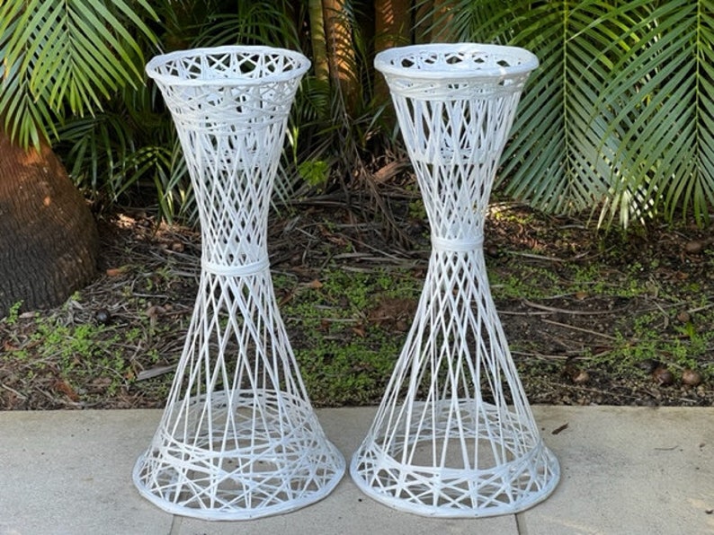 Russell Woodard Spun Fiberglass Planters