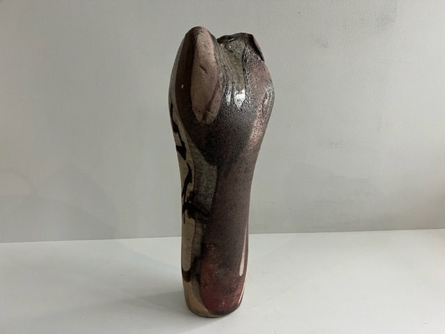 Large Studio Pottery Ikebana Container Vessel Mid Century Modern