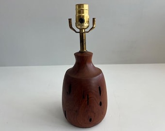 Rude Osolnik Style Wurzelholz Walnuss Lampe Mid Century Modern