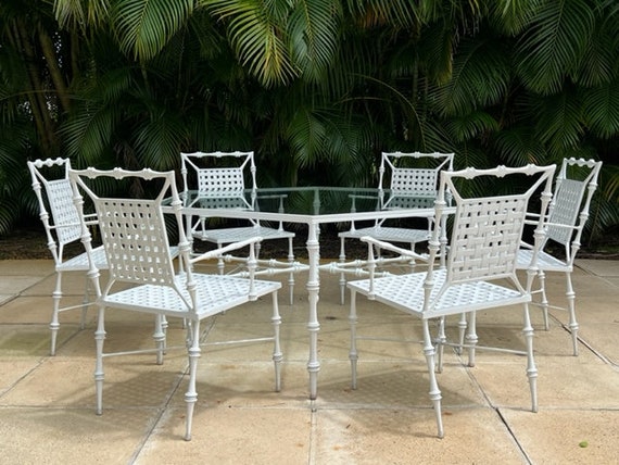 Faux bamboo patio furniture deals