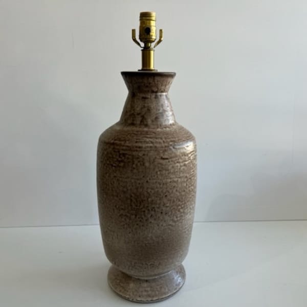 Lee Rosen For Design Technics Ceramic Lamp Mid Century Modern  Pottery Lamp