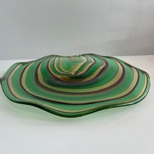 Luigi Mellara Large Murano Glass Centerpiece Mid Century Modern Italy