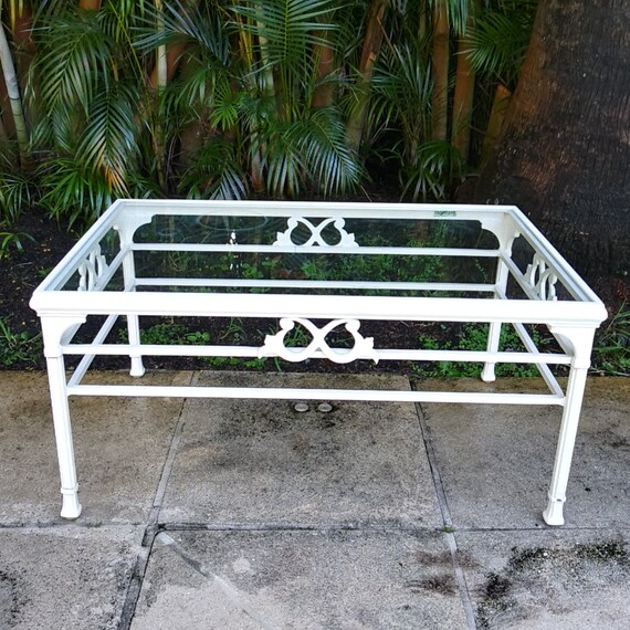 Signed Tropitone Vintage Outdoor Patio Table Mid Century Etsy