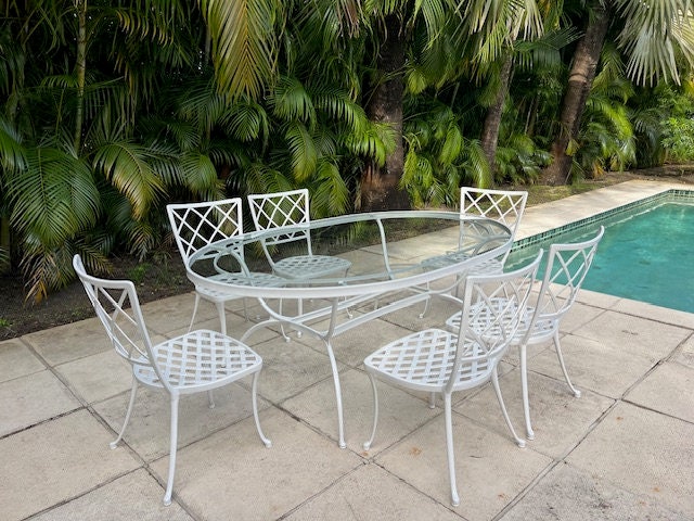 Brown Jordan Patio Set Mid Century Modern Outdoor Living Etsy