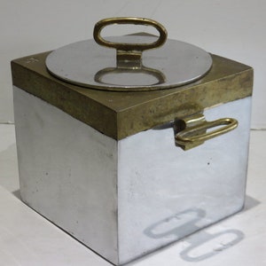 Signed David Marshall Ice Bucket Mid Century Modern Made In Spain